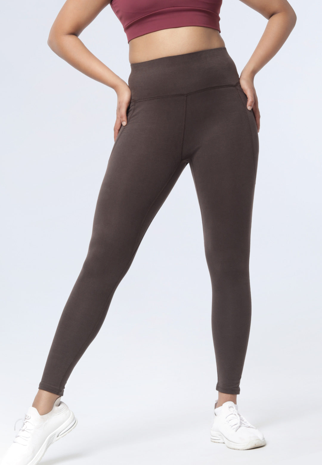 Plus Size Black Soft Touch Stretch Leggings | Yours Clothing